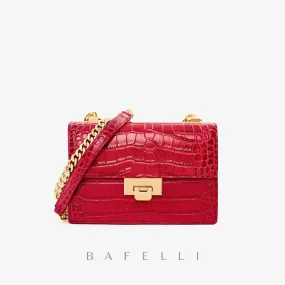 BAFELLI DESIGNER HANDBAGS 2021 NEW ONE-SHOULDER MESSENGER HANDBAGS CHAIN SMALL SQUARE BAG FASHION BAGUETTE BAG