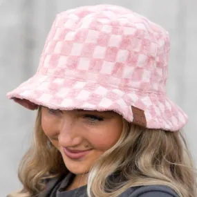 CC Checkered Terry Cloth Bucket