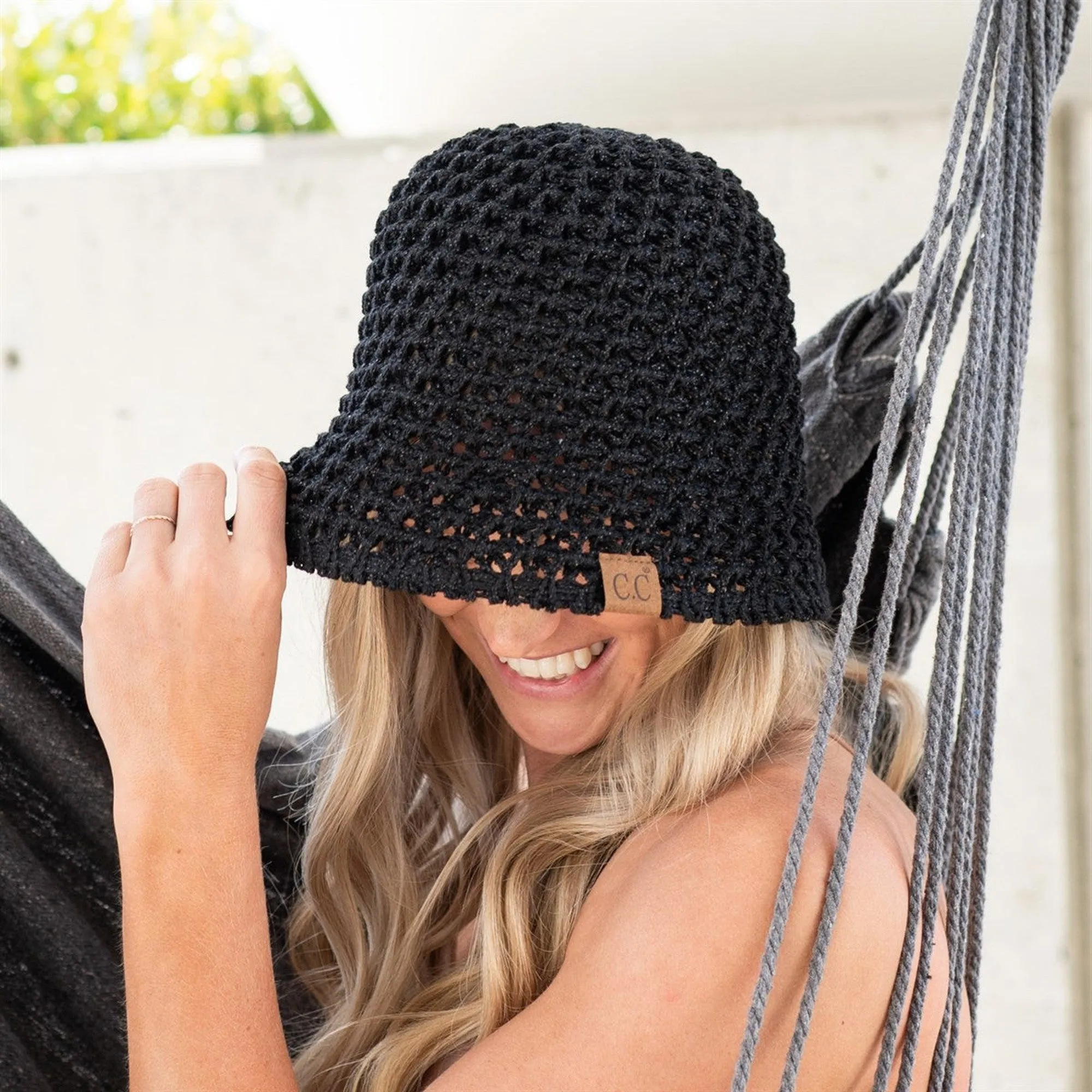 CC Crochet Knit Hat | Foldable