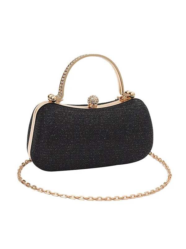 Chains Geometric Shiny Handbags Crossbody Bags Bags