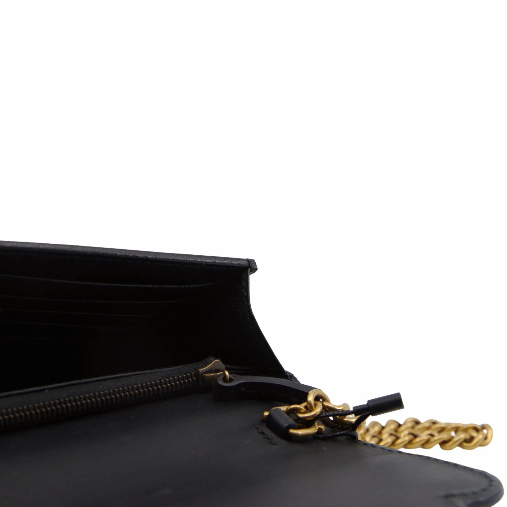 CLUTCH BAG MARMONT LEATHER black pearl  ghw