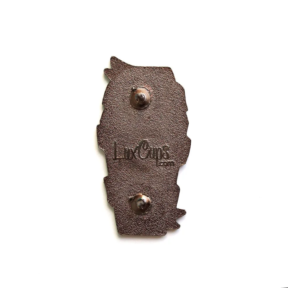 Coffin Enamel Pin