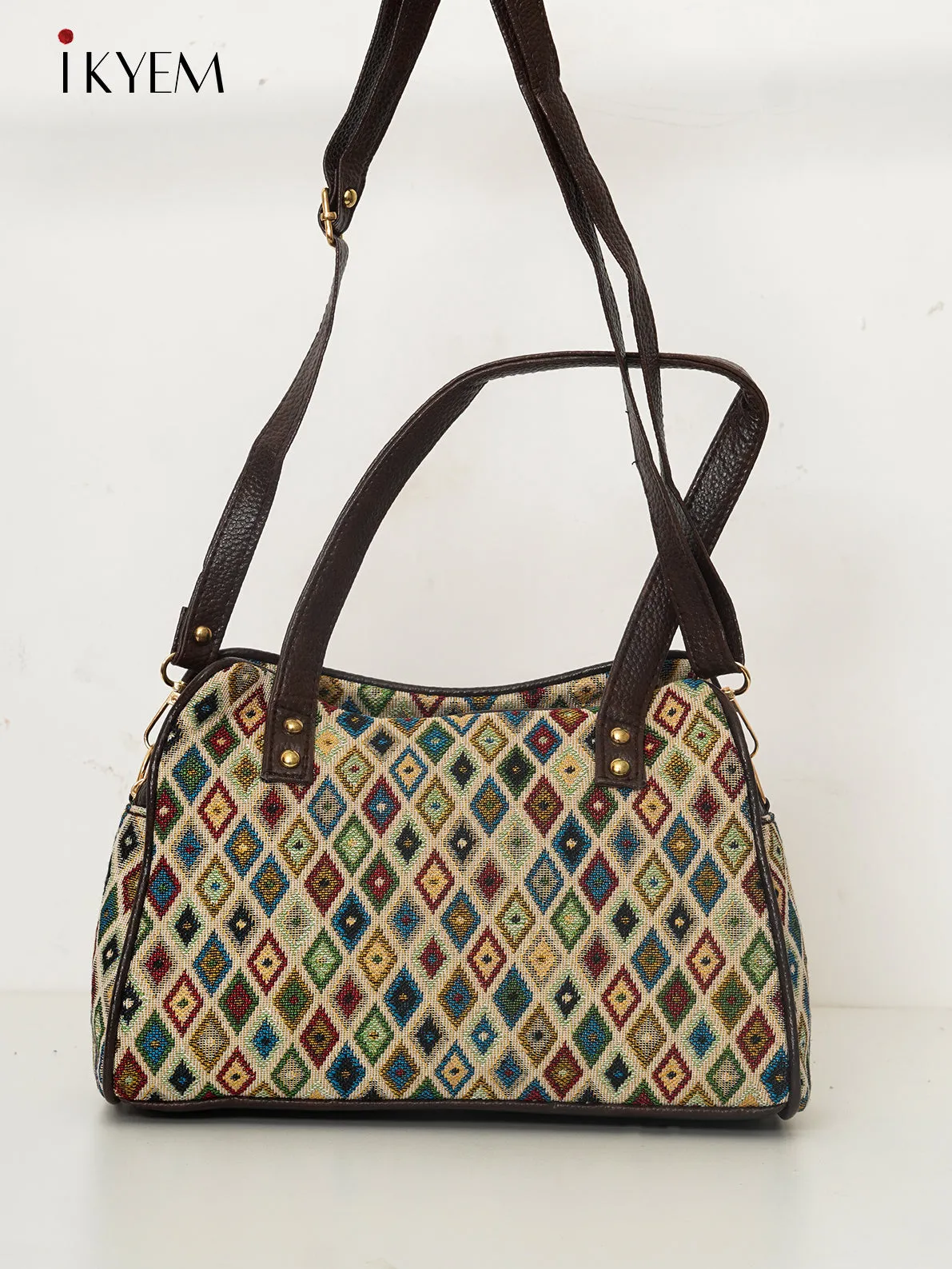 Cream - Ajrakh Handbags