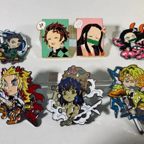 Demon Slayer Enamel Pins (Large)