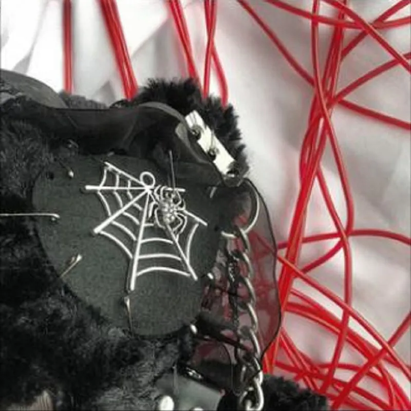 Diablo Design Lolita Halloween Gothic Blood Hell Bear Bag