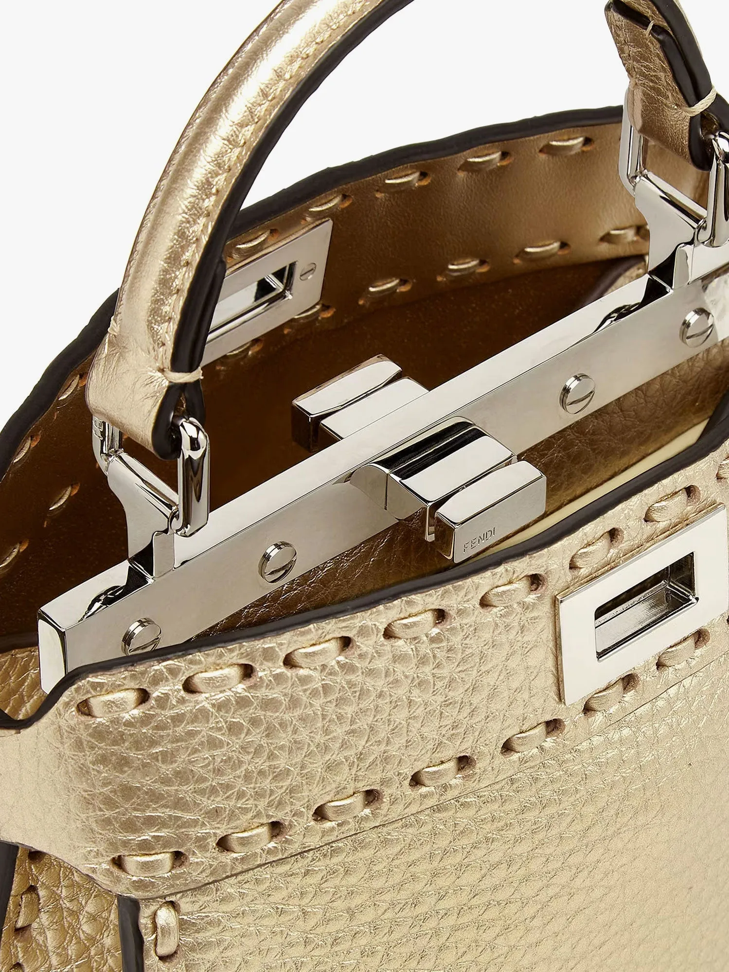 Fendi Women Fendi Gold Handbags