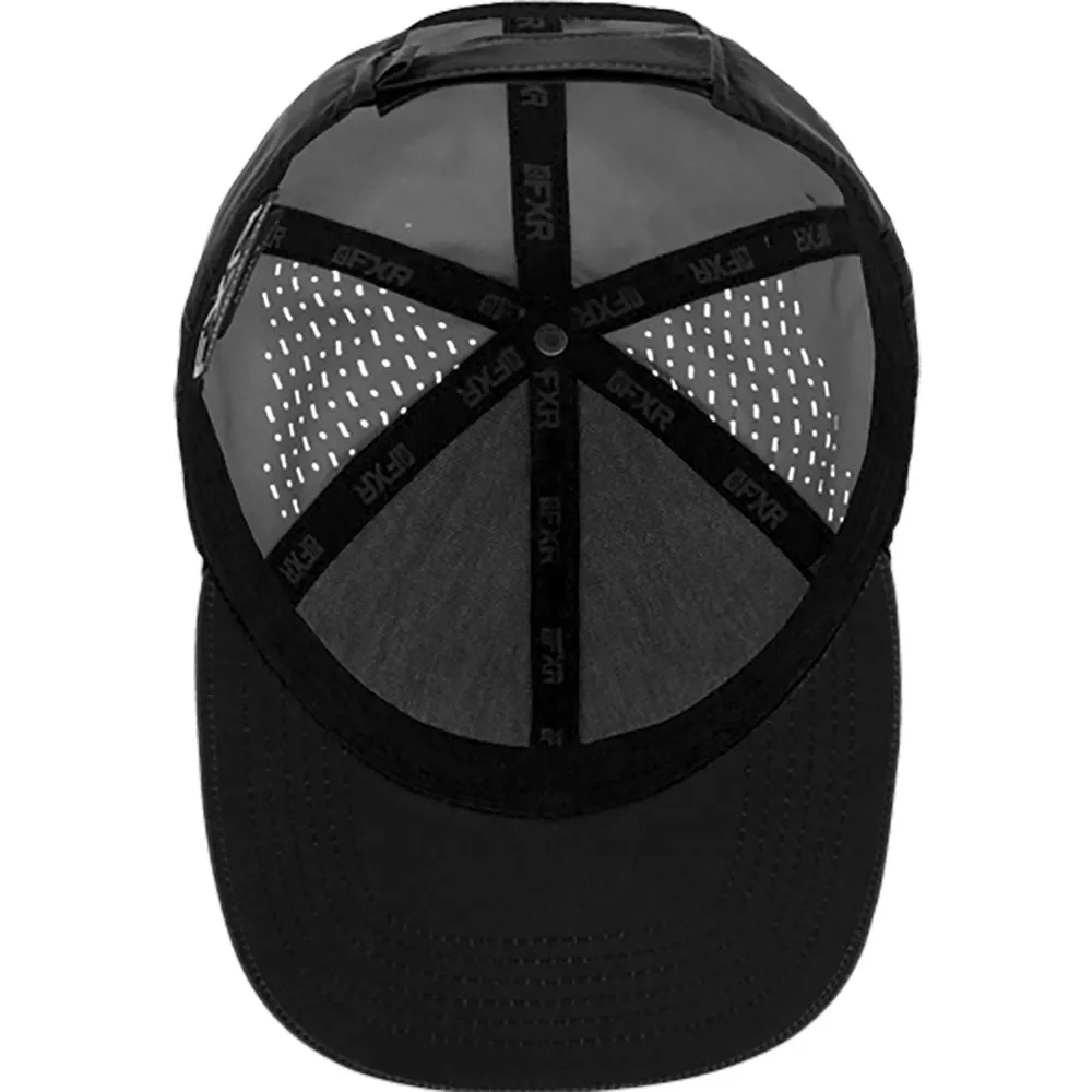FXR 241913-1000-00 Womens UPF Lotus Hat Velcro Back Sunshield UV Protection Vented Black -