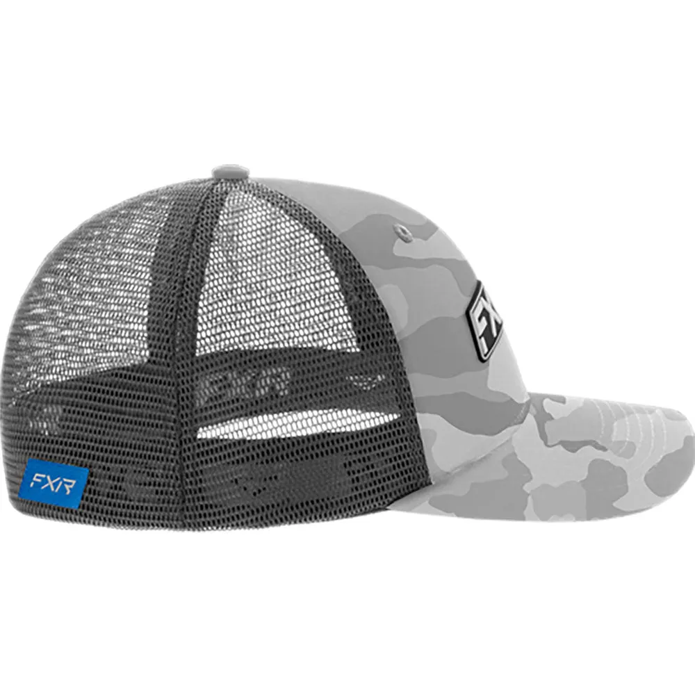 FXR Cast Hat Grey Camo Gray