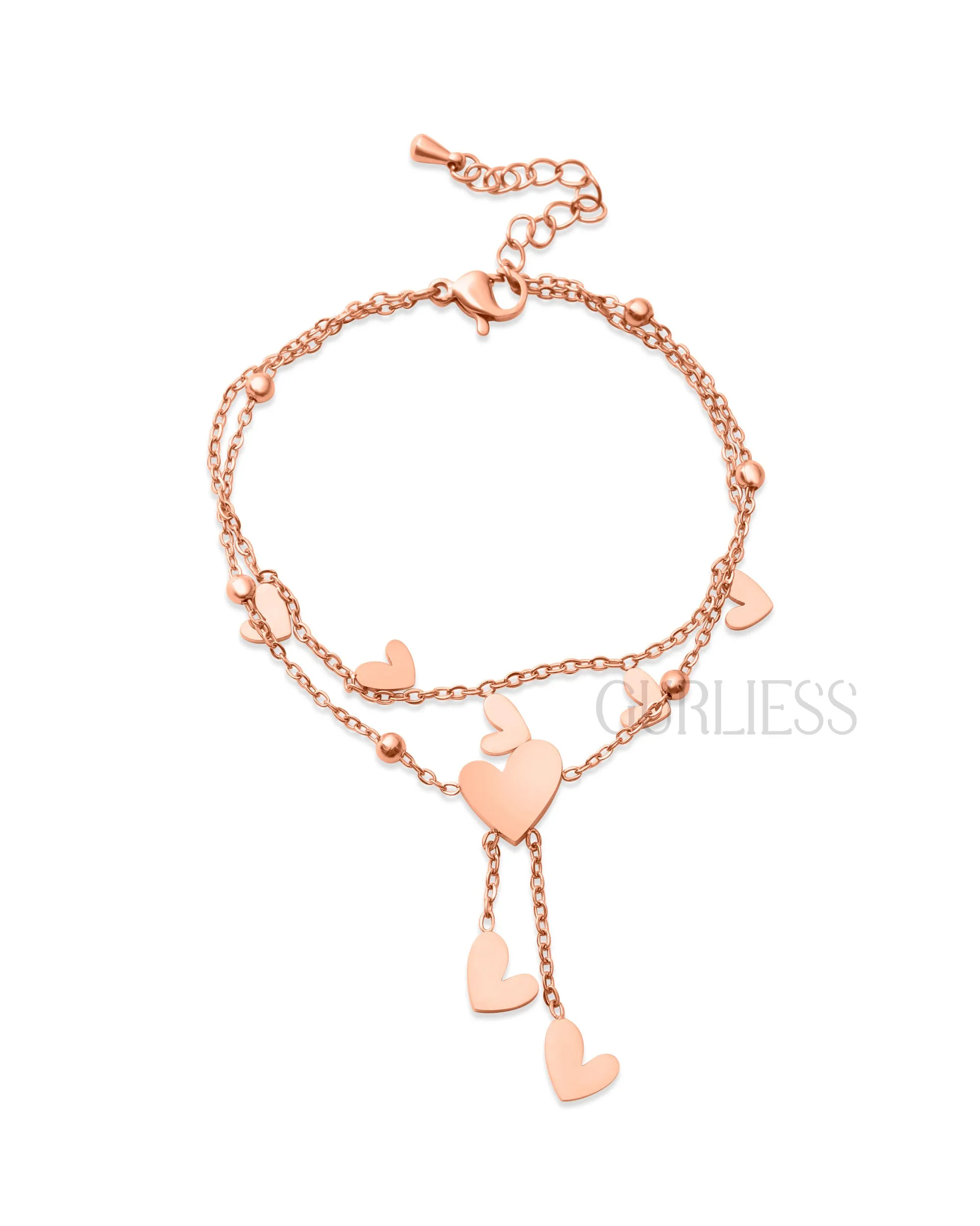 Glow Hearts Charm Bracelets