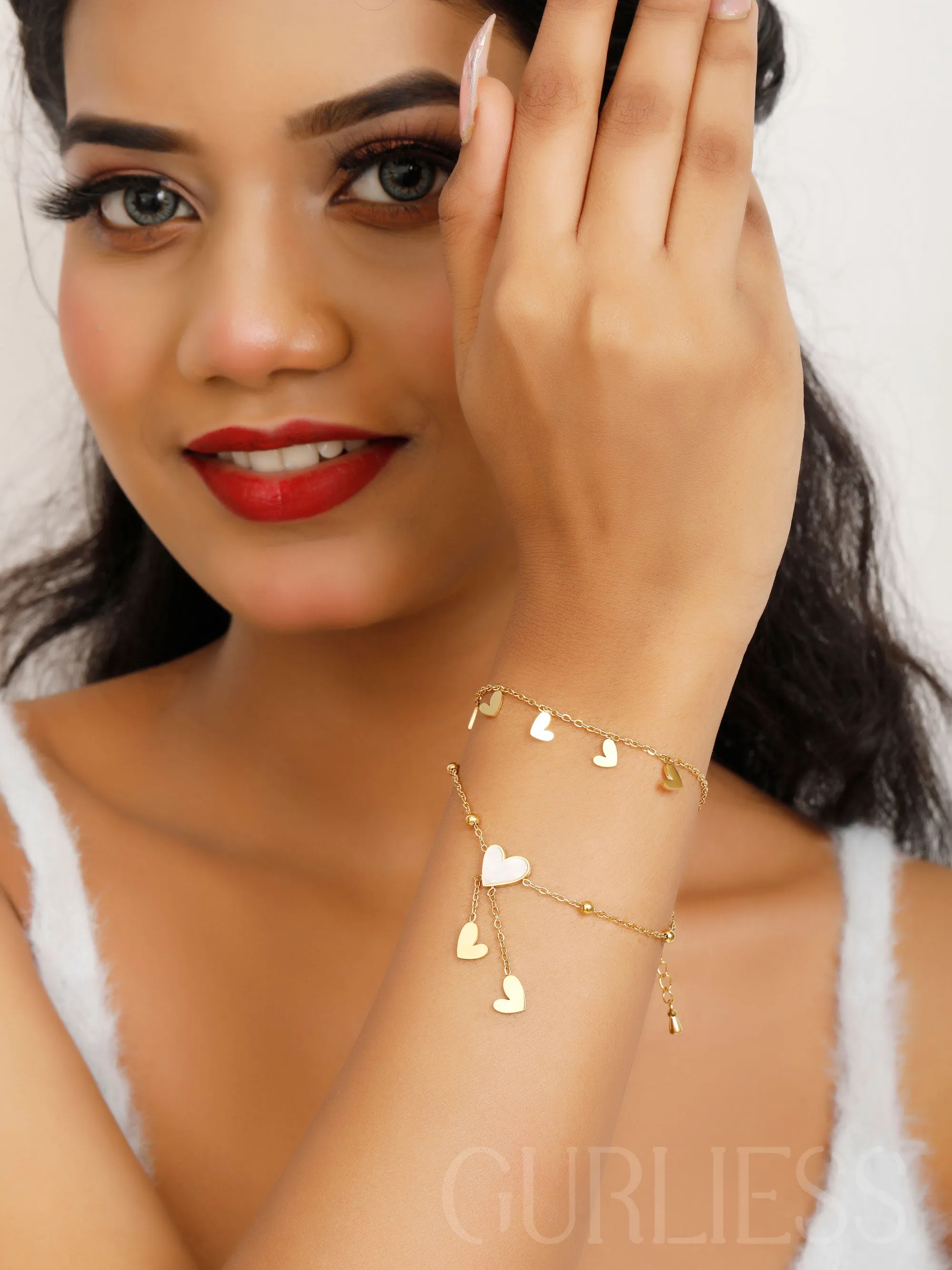 Glow Hearts Charm Bracelets