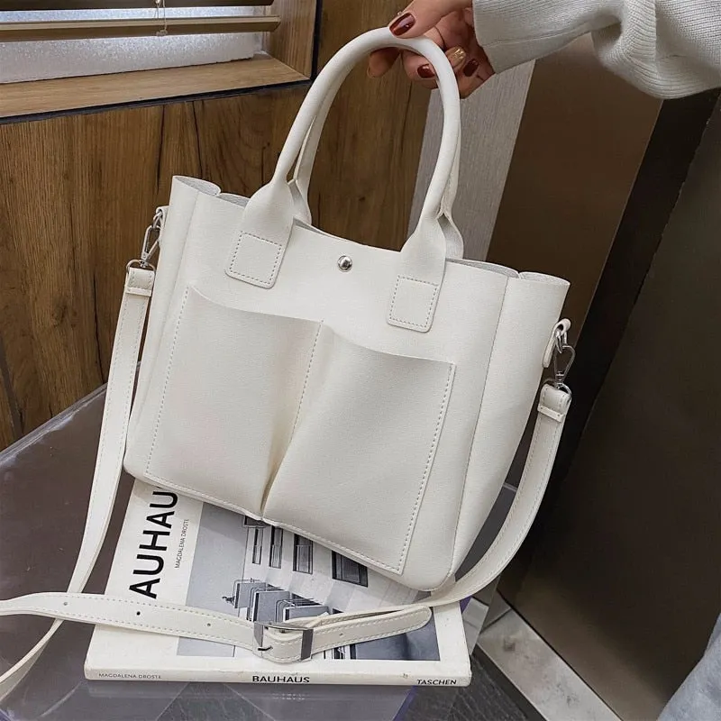 Hot sale women handbag large capacity shoulder bags high quality PU leather shoulder bags ladies wild bags sac a main femme