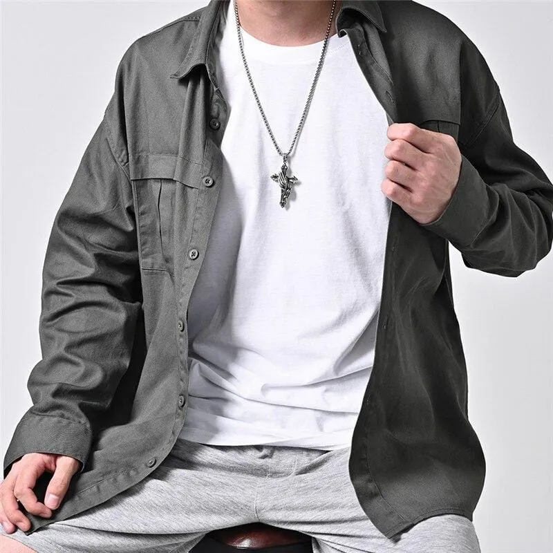 Men's Christian Necklace <br> Prayer Hands