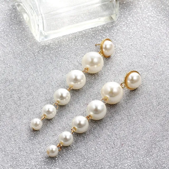 Pearl Hoop Earrings