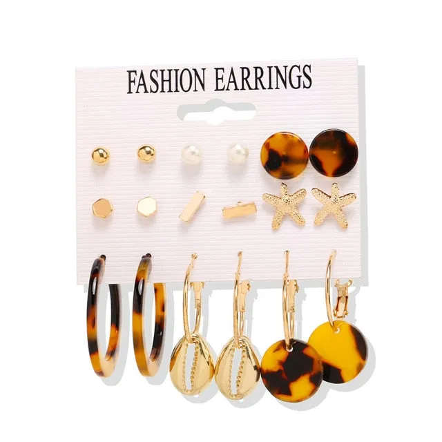 Pearl Hoop Earrings