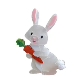 Spring Bunny Brooch by Cherryloco - 11103