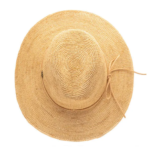 Sun 'N' Sand - Ian Fine Raffia Fedora Hat