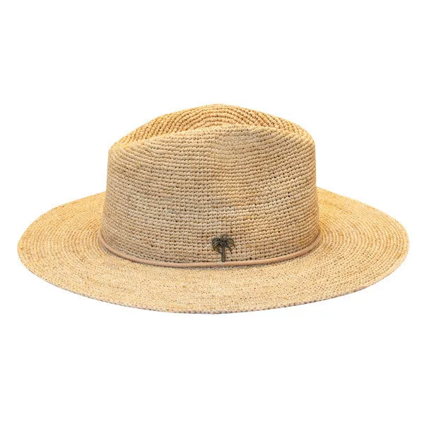 Sun 'N' Sand - Ian Fine Raffia Fedora Hat