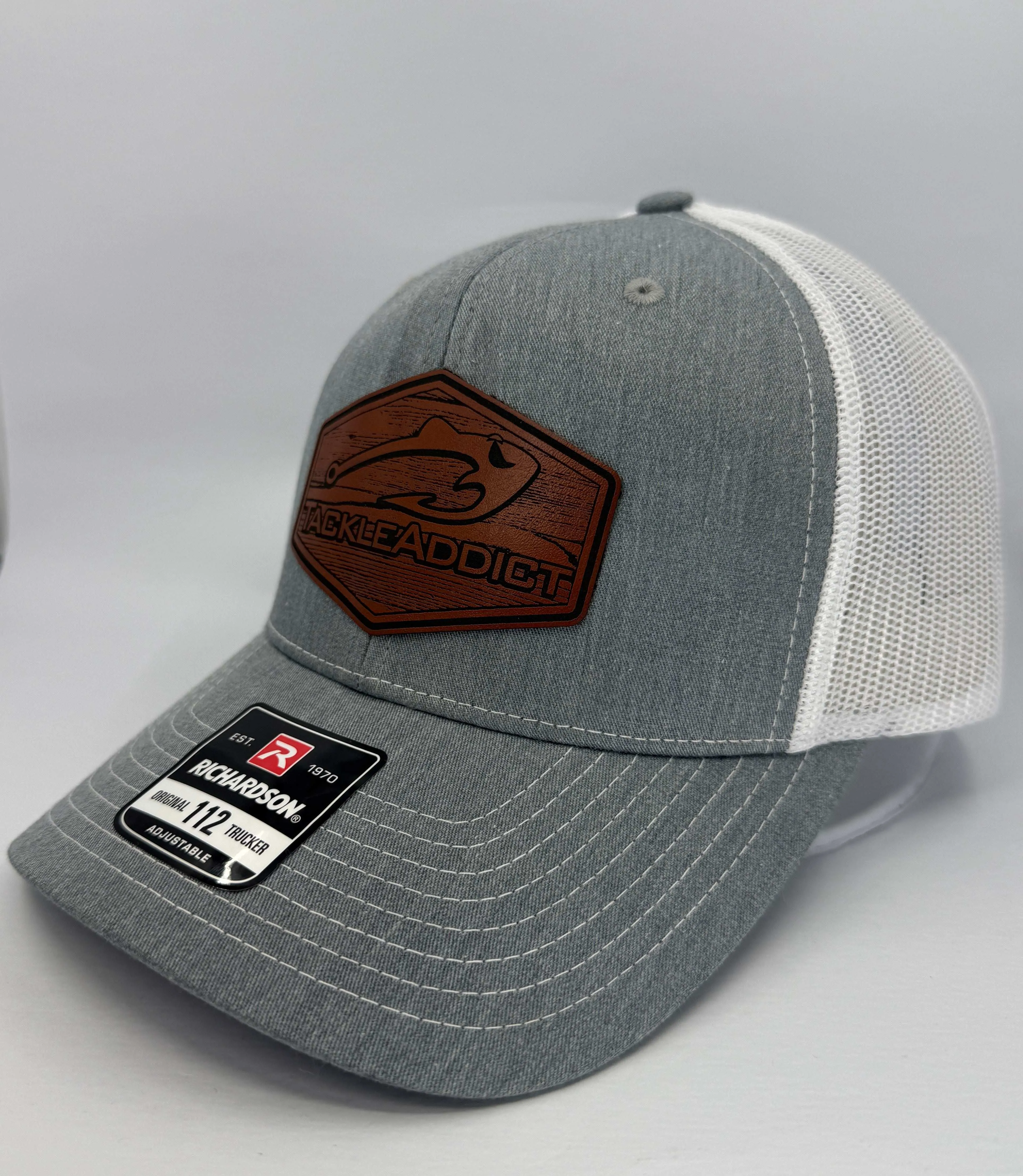 Tackle Addict Leather Patch Hats