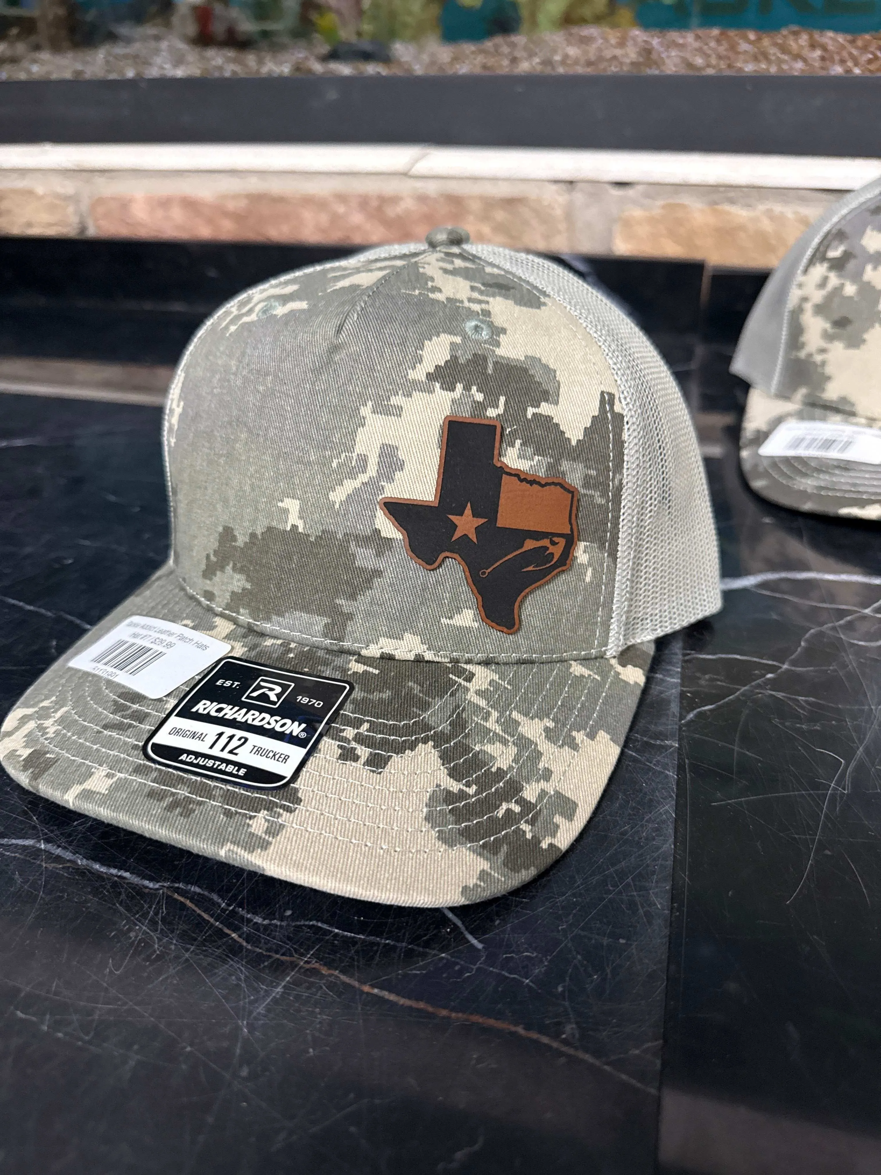 Tackle Addict Leather Patch Hats