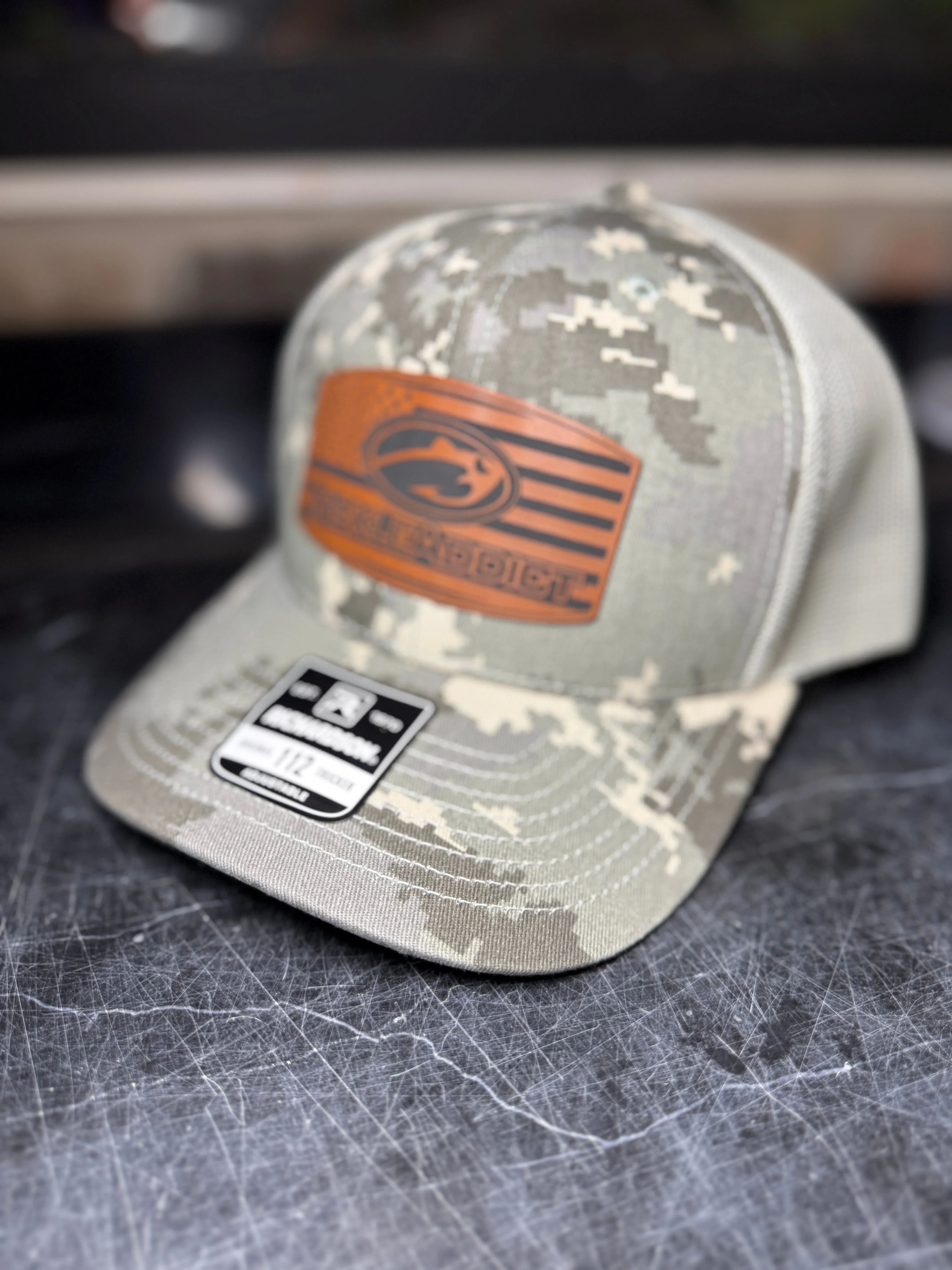 Tackle Addict Leather Patch Hats
