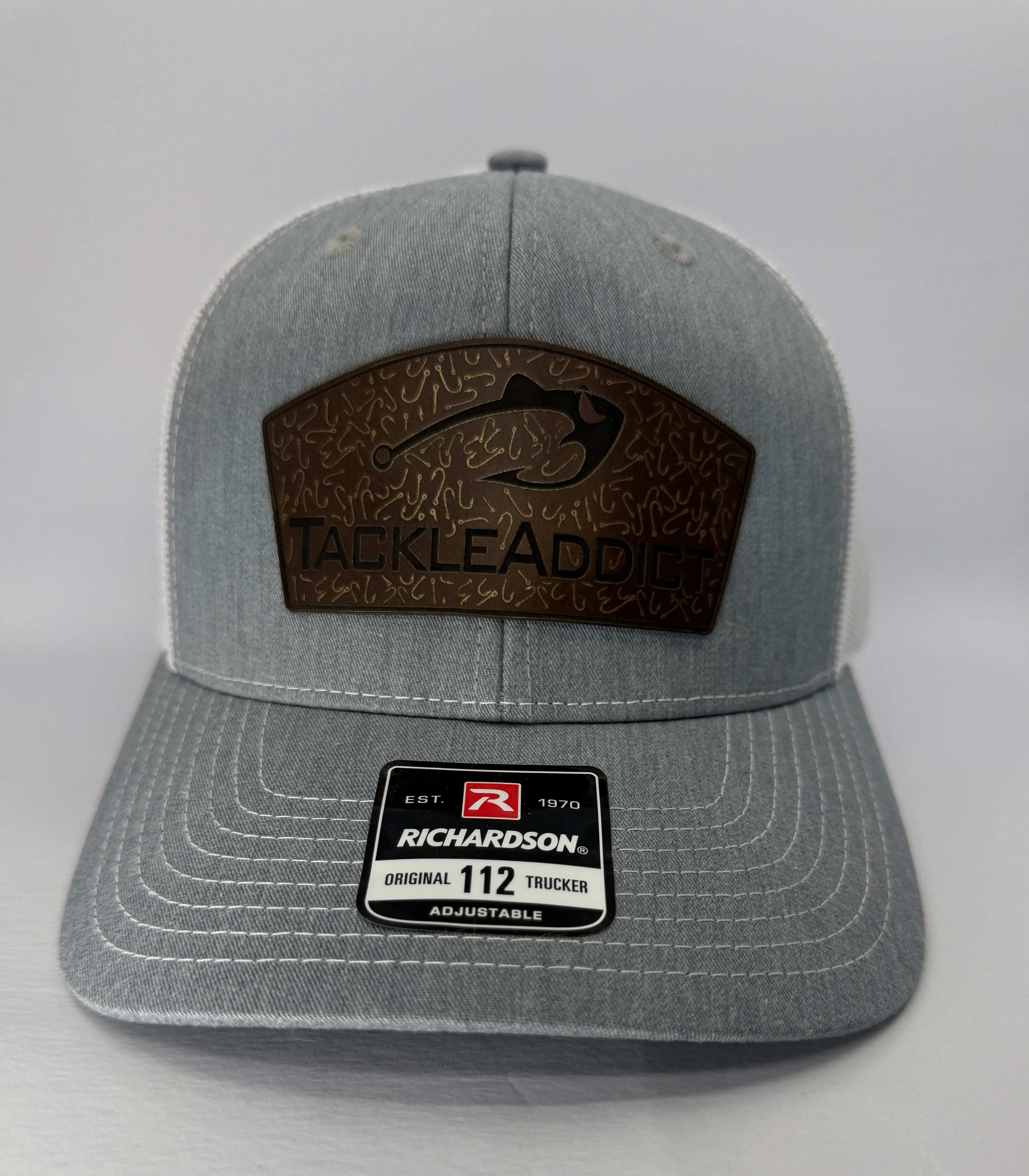 Tackle Addict Leather Patch Hats