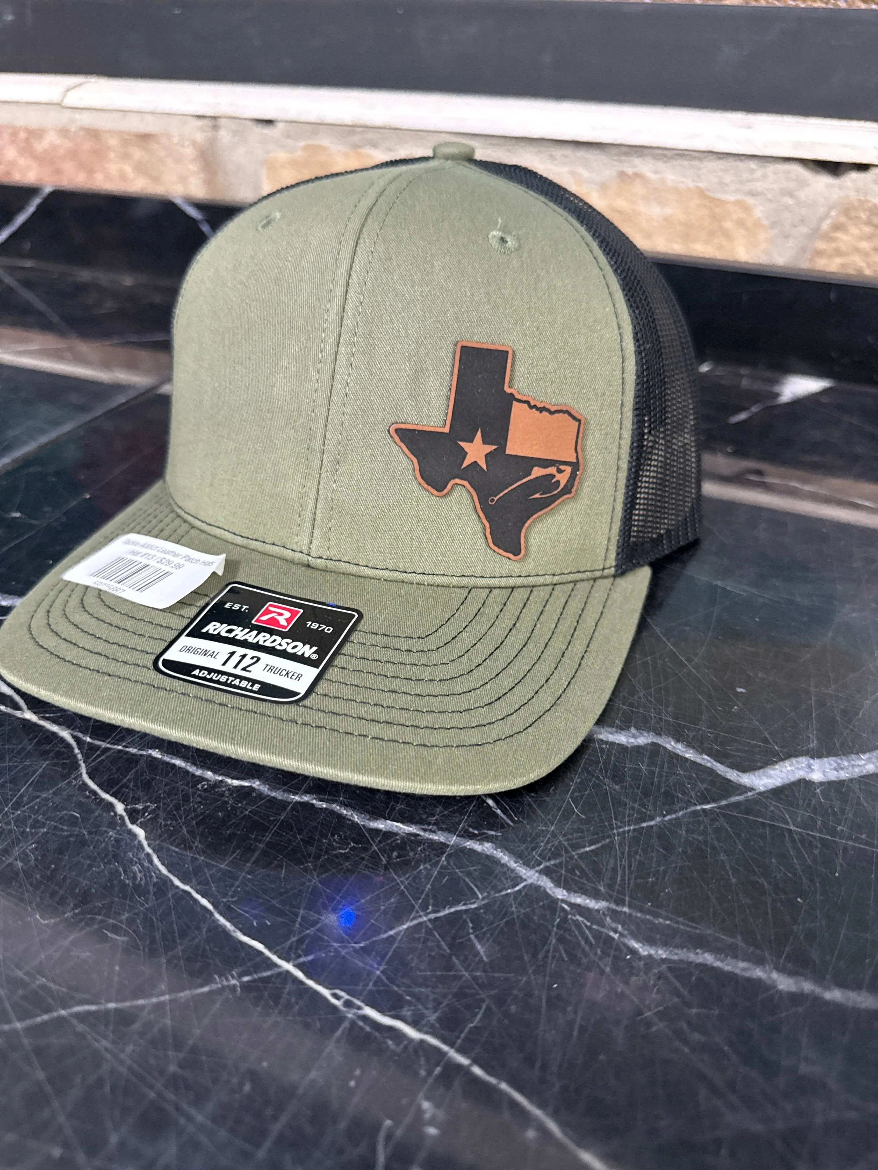 Tackle Addict Leather Patch Hats