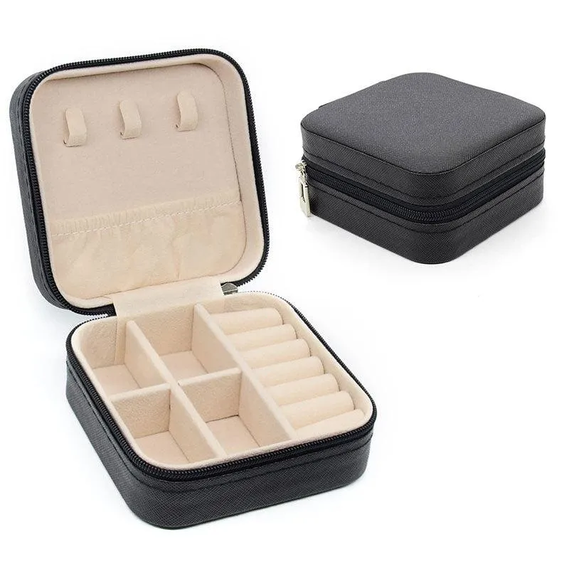 Travel Portable Jewelry Box Storage Jewelry Case
