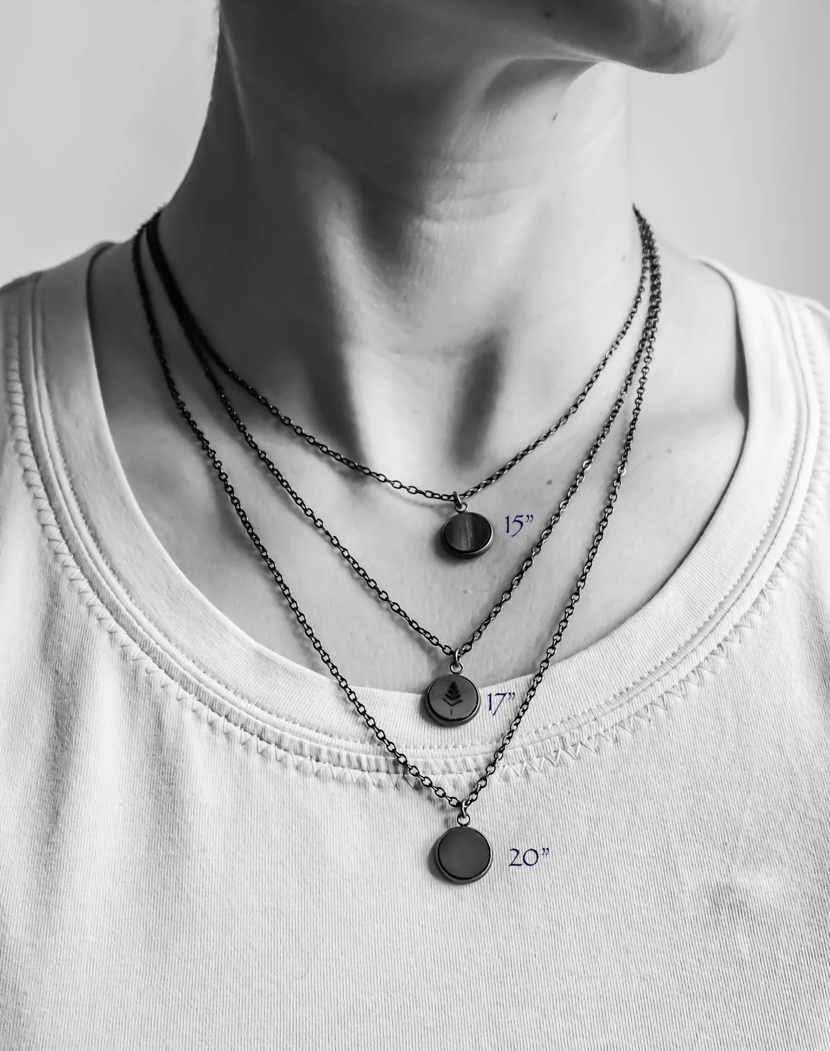 us Antique Bronze Oak Necklaces