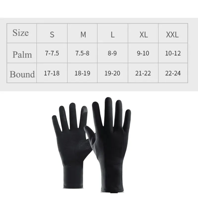 Winter Cycling Sports Full Finger Waterproof Touch Screen Warm Gloves Men's And Women'S Mountaineering Gloves