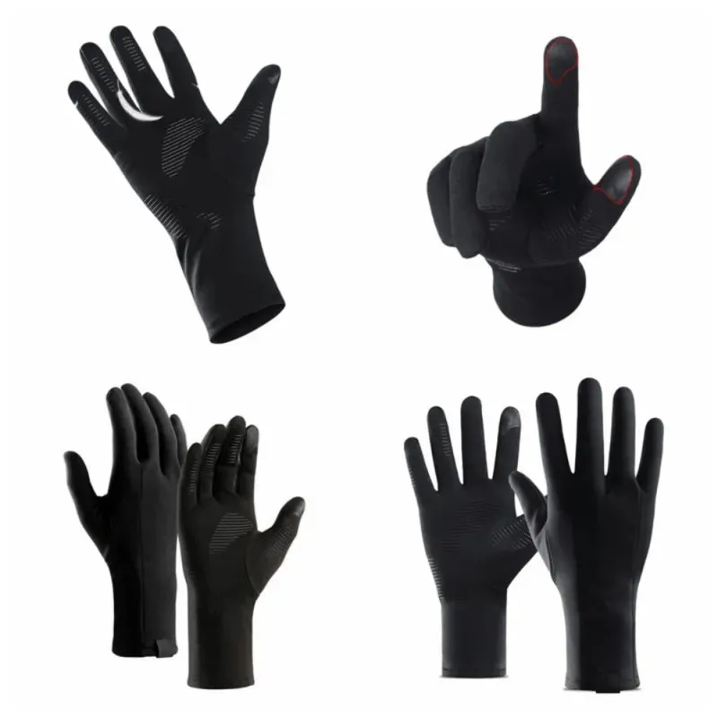Winter Cycling Sports Full Finger Waterproof Touch Screen Warm Gloves Men's And Women'S Mountaineering Gloves
