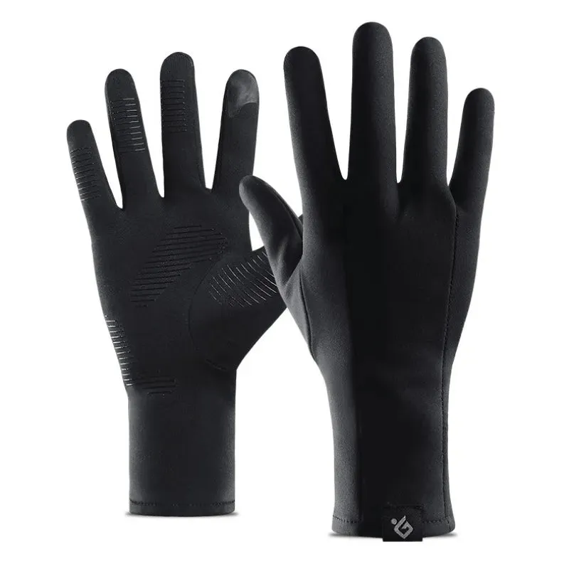 Winter Cycling Sports Full Finger Waterproof Touch Screen Warm Gloves Men's And Women'S Mountaineering Gloves