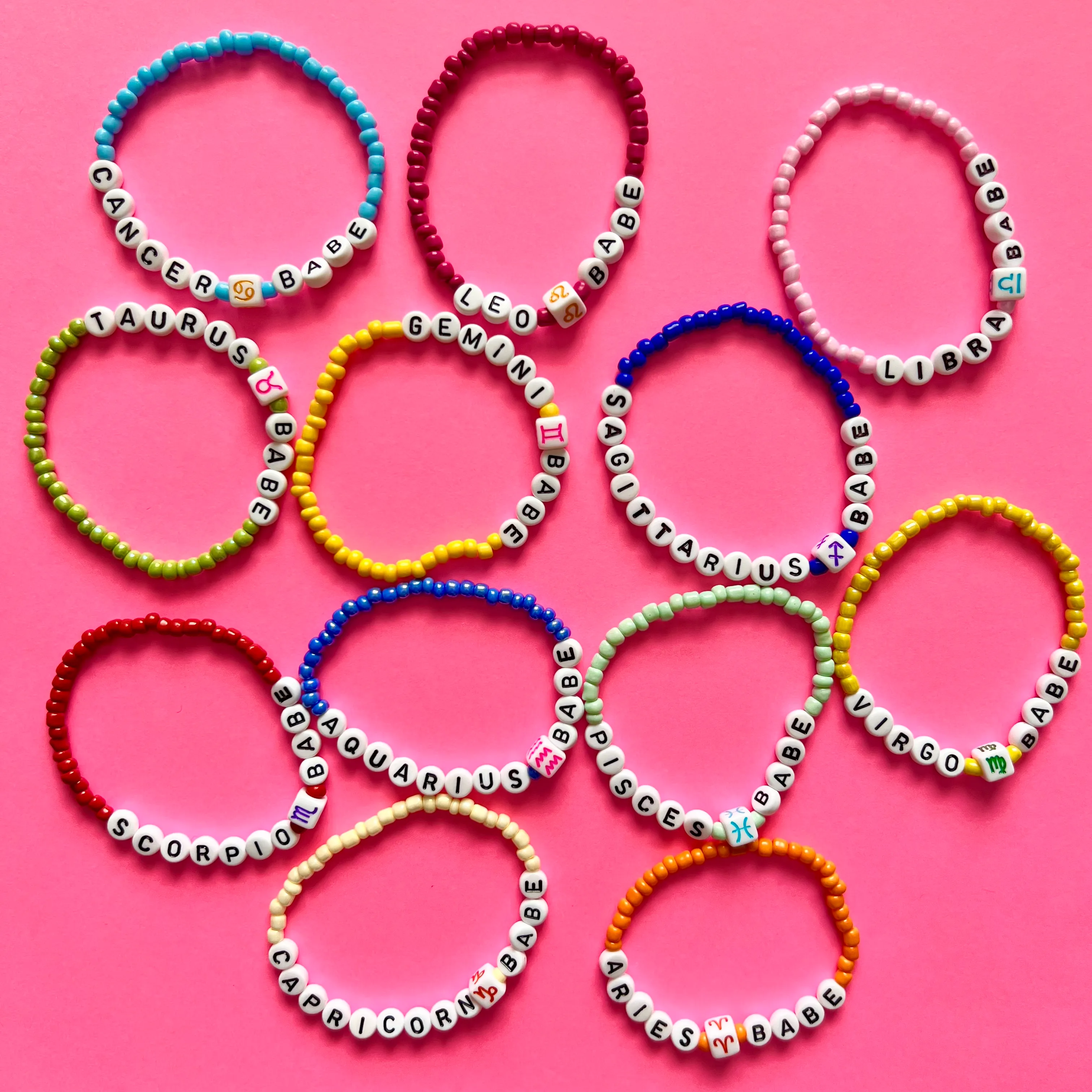 Zodiac Babe Beaded Bracelets